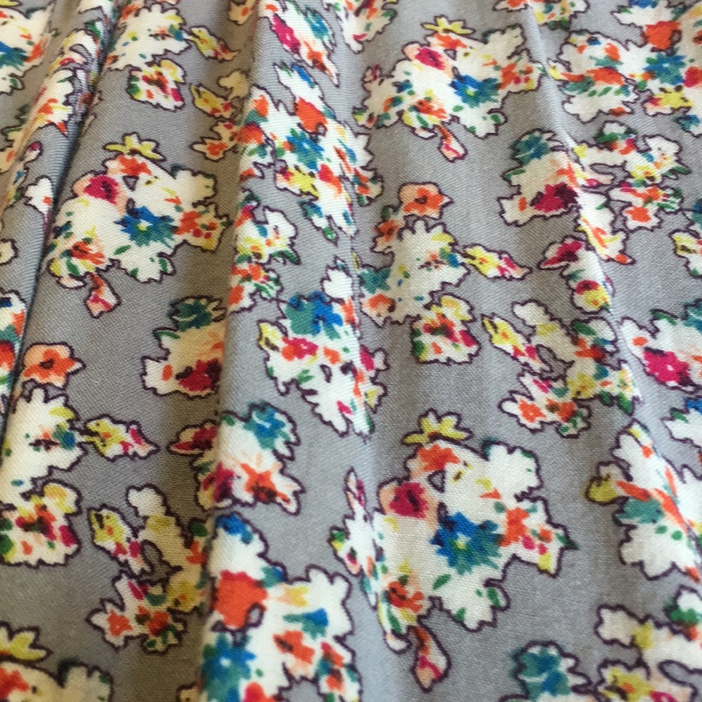 Grey multicolor dress